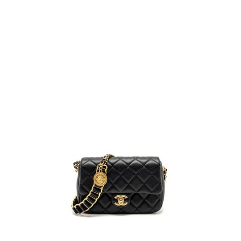 chanel 21a microchip|Chanel 21A Detailed Chains Flap Bag Caviar Black Ghw (Microchip).